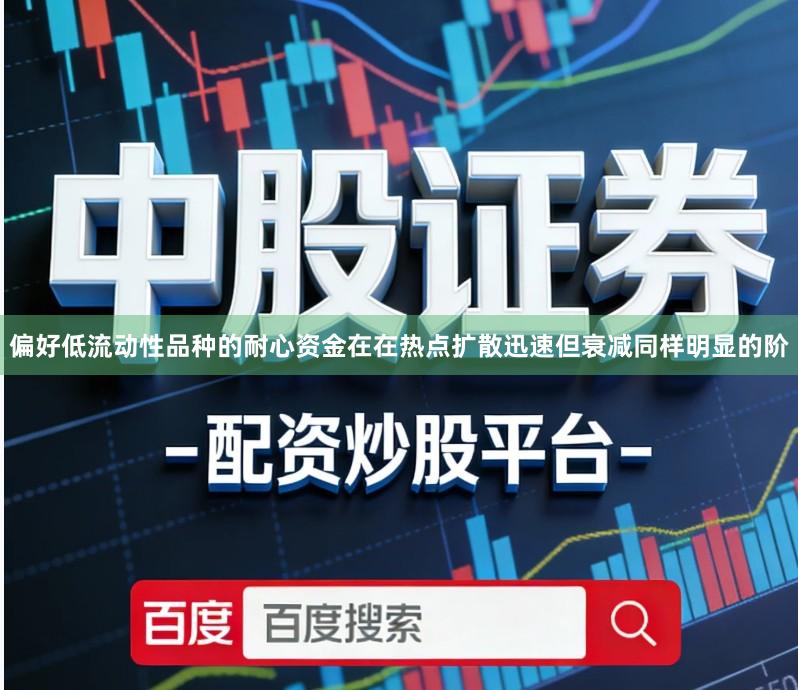 偏好低流动性品种的耐心资金在在热点扩散迅速但衰减同样明显的阶